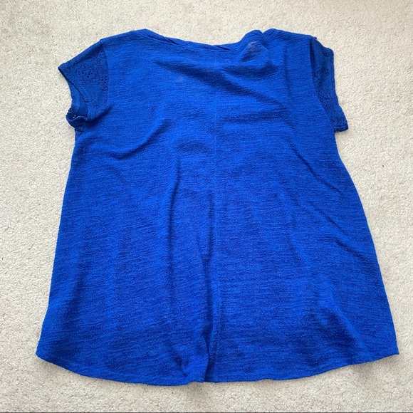 Hollister blue t-shirt semi-sheer size small - Picture 3 of 3